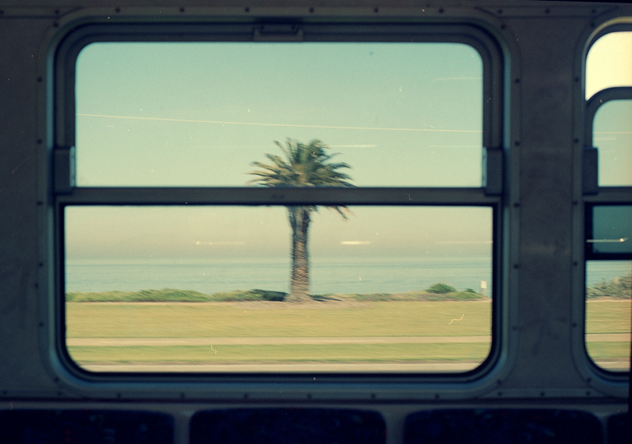 Окно поезда